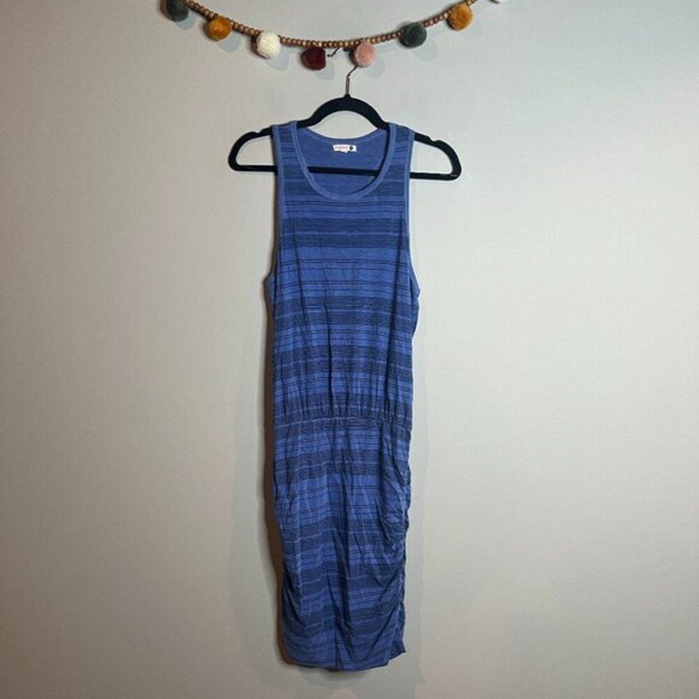 Sundry blue striped casual dress